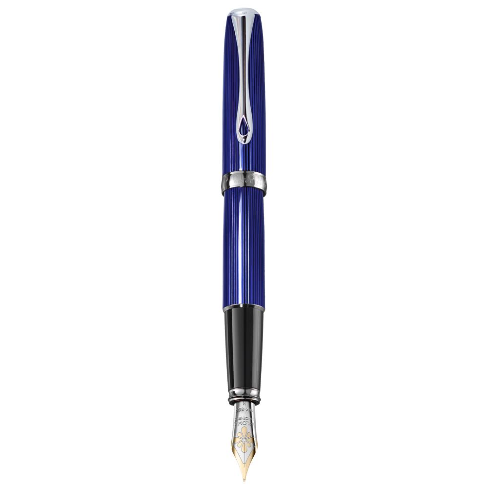 Diplomat Excellence A2 Skyline Blue/Chrome 14K Gold Fountain Pen