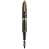 Diplomat Excellence A2 Evergreen/Gold 14K Gold Fountain Pen