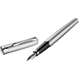 Diplomat Excellence A2 Guilloche Chrome 14K Gold Fountain Pen