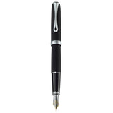 Diplomat Excellence A2 Lapis Black Matt Chrome 14K Gold Fountain Pen
