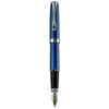 डिप्लोमैट एक्सीलेंस A2 मिडनाइट ब्लू/क्रोम 14K गोल्ड फाउंटेन पेन