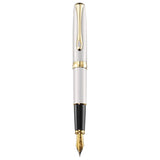 Diplomat Excellence A2 Pearl White Gold Fountain Pen