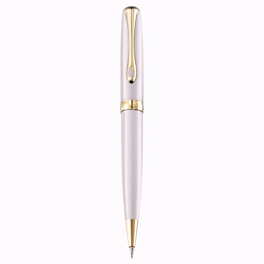 Diplomat Excellence A2 Pearl White Gold Mechanical Pencil (0.7 MM) D40219050
