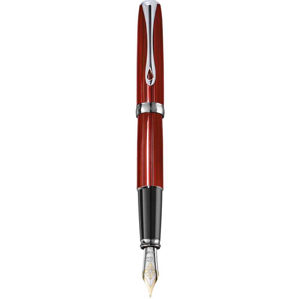 Diplomat Excellence A2 Skyline Red 14K Gold Fountain Pen