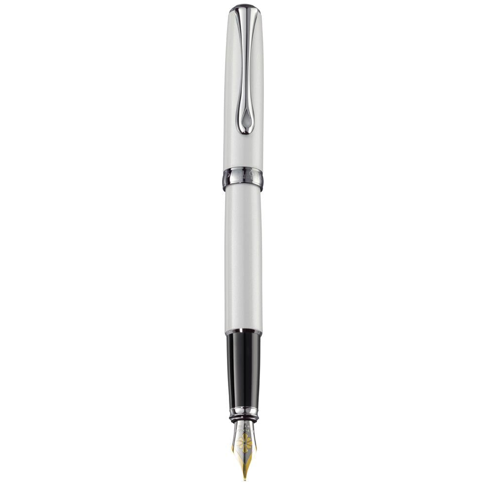 Diplomat Excellence A2 Pearl White 14K Gold Fountain Pen