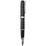 Diplomat Excellence A Plus Rhomb Guilloche Lapis Black Fountain Pen