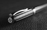 Diplomat Excellence A Plus Rhomb Guilloche Lapis Black Fountain Pen