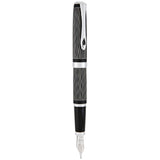 Diplomat Excellence A Plus Wave Guilloche Lapis Black Fountain Pen