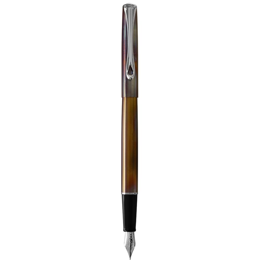 Diplomat Traveller Flame Fountain Pen everyday use sleek and slim pen