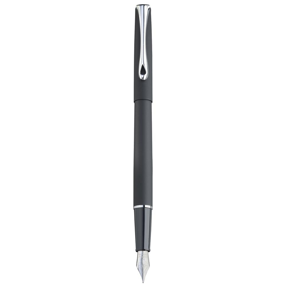 Diplomat Traveller Lapis Black Fountain Pen everyday use sleek and slim pen