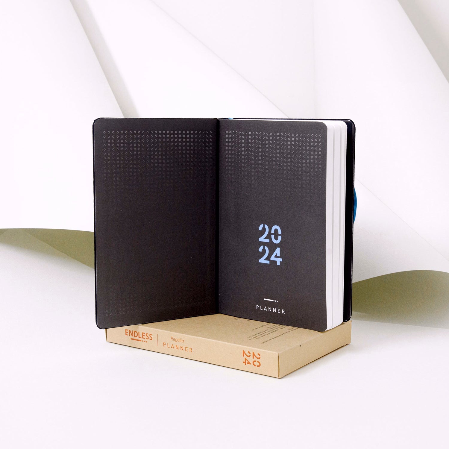 Endless 2024 Black Daily Planner (A5 - Ruled) ESPL24BLK