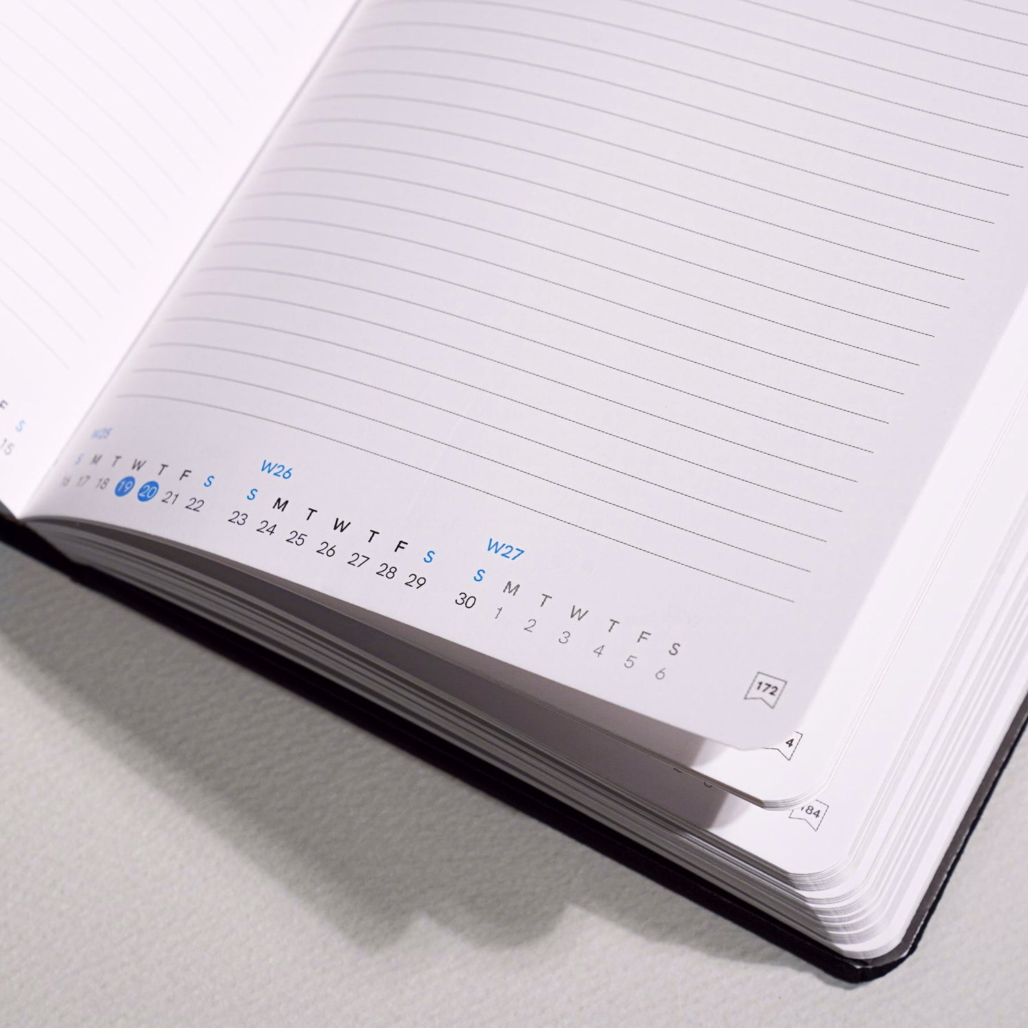 Endless 2024 Black Daily Planner (A5 - Ruled) ESPL24BLK