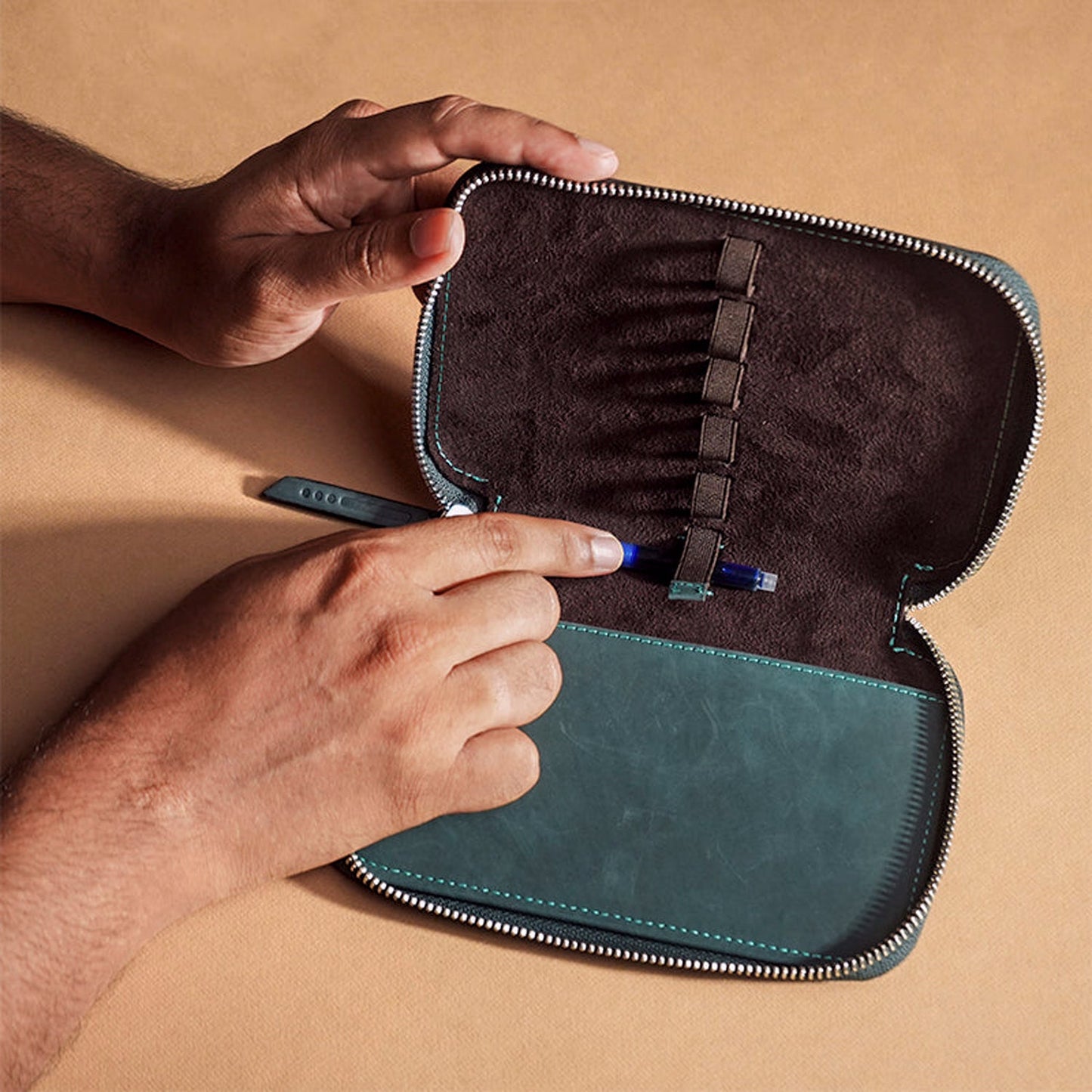Endless Companion Five Pen Case (Blue) ESCPBLU5P