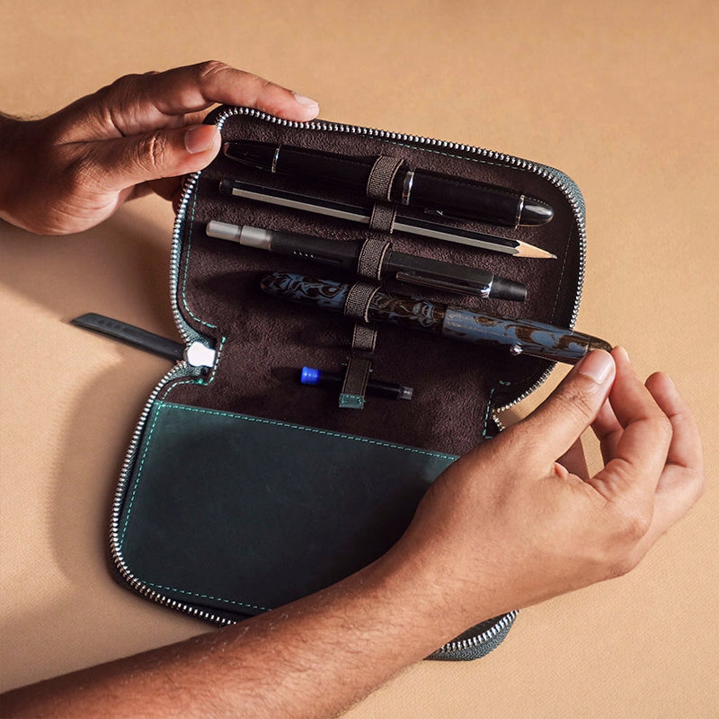 Endless Companion Five Pen Case (Blue) ESCPBLU5P