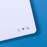 Endless Creative Block White Tear-Off Notepad (A6 - Dotted) ESCB70A6D
