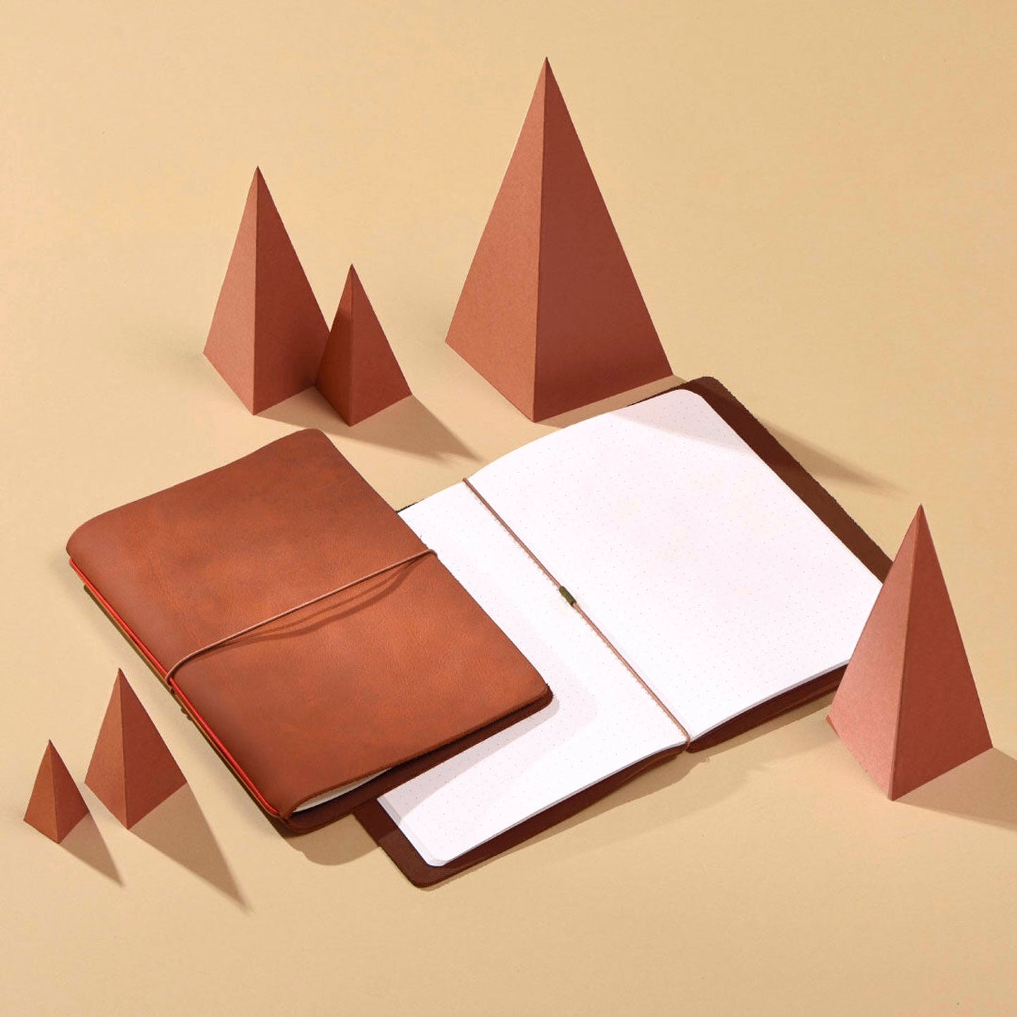 Endless Explorer Brown Journal (A4 - Dotted) ESEXBRD