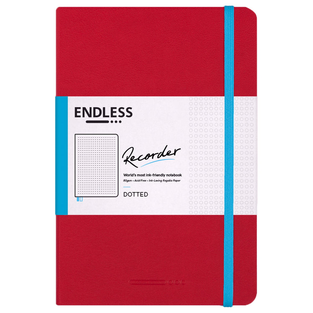 Endless Recorder Crimson Sky Notebook (A5 - Dotted) ESRCSD
