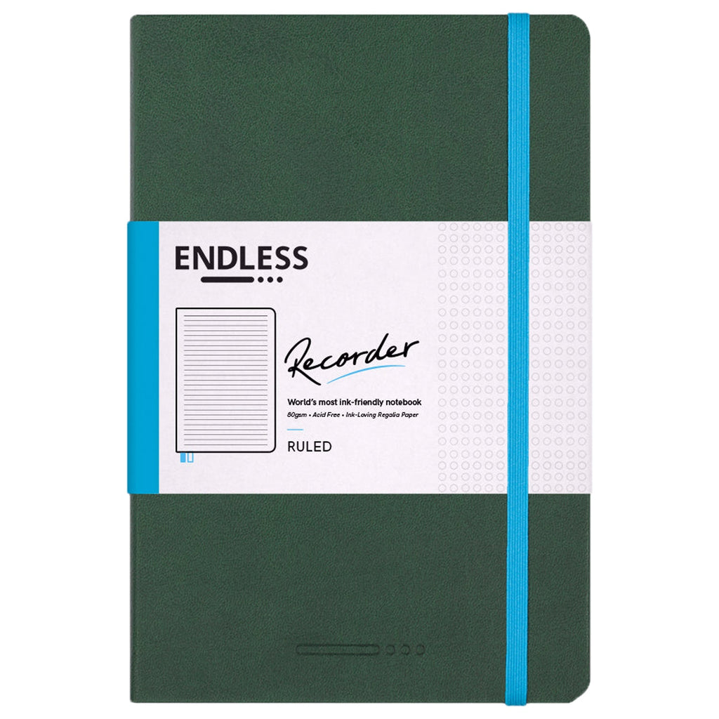 Endless Recorder Forest Canopy Notebook (A5 - Ruled) ESRFCR