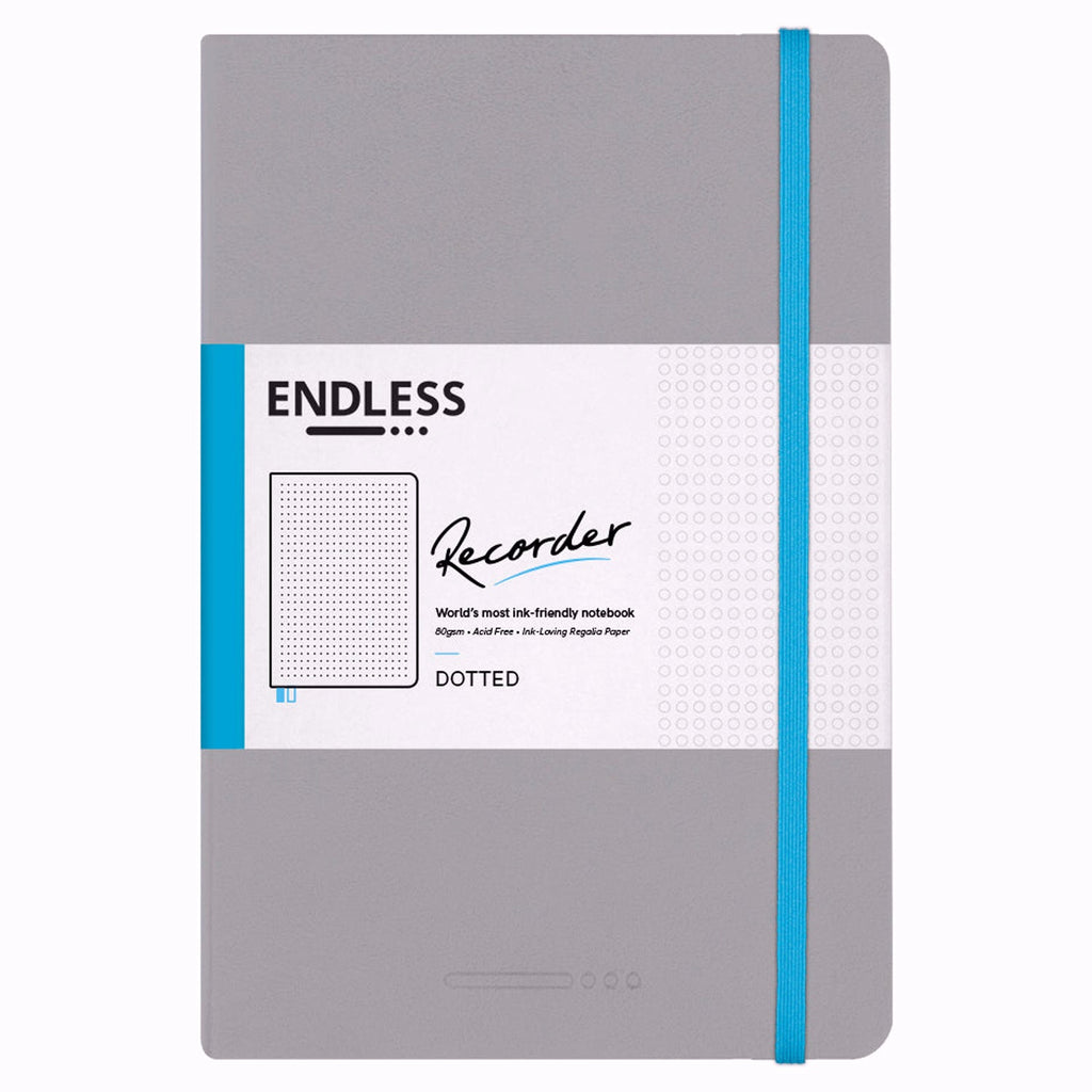 Endless Recorder Mountain Snow Notebook (A5 - Dotted) ESRMSD
