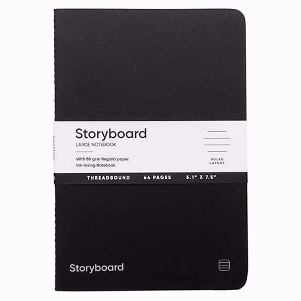 Endless Storyboard Black Notebook (A5 - Ruled) ESSLTR