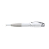 Faber-Castell Conic White Ball Pen wedged shaped