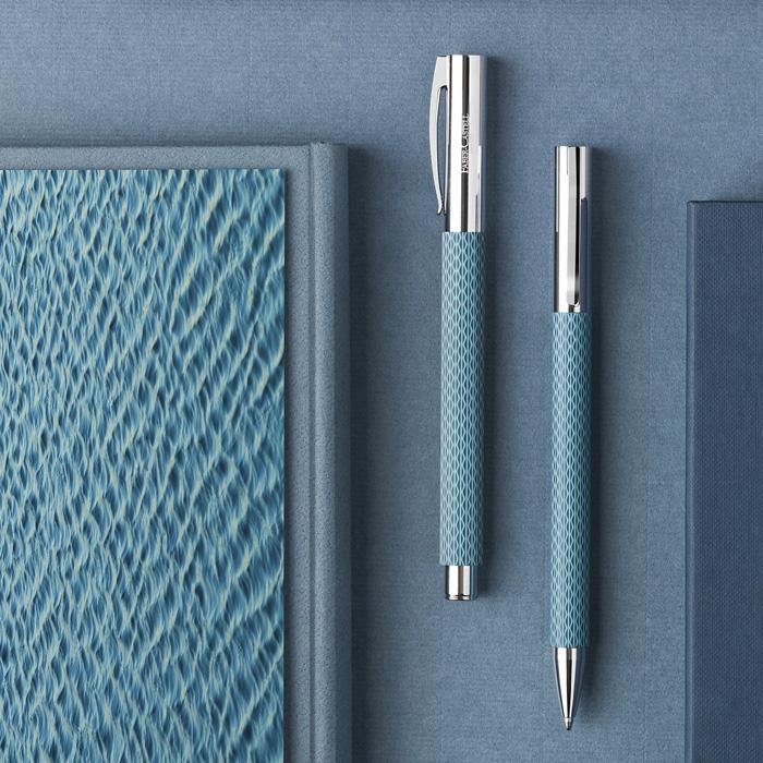 Faber-Castell Ambition OpArt Blue Ocean Fountain Pen