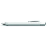 Faber-Castell Ondoro Precious Resin White Ball Pen 147501 with angled edges design