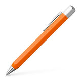 Faber-Castell Ondoro Precious Resin Orange Ball Pen 147502 with angled edges design