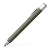 Faber-Castell Ondoro Grey Brown Ball Pen 147505 with angled edges design