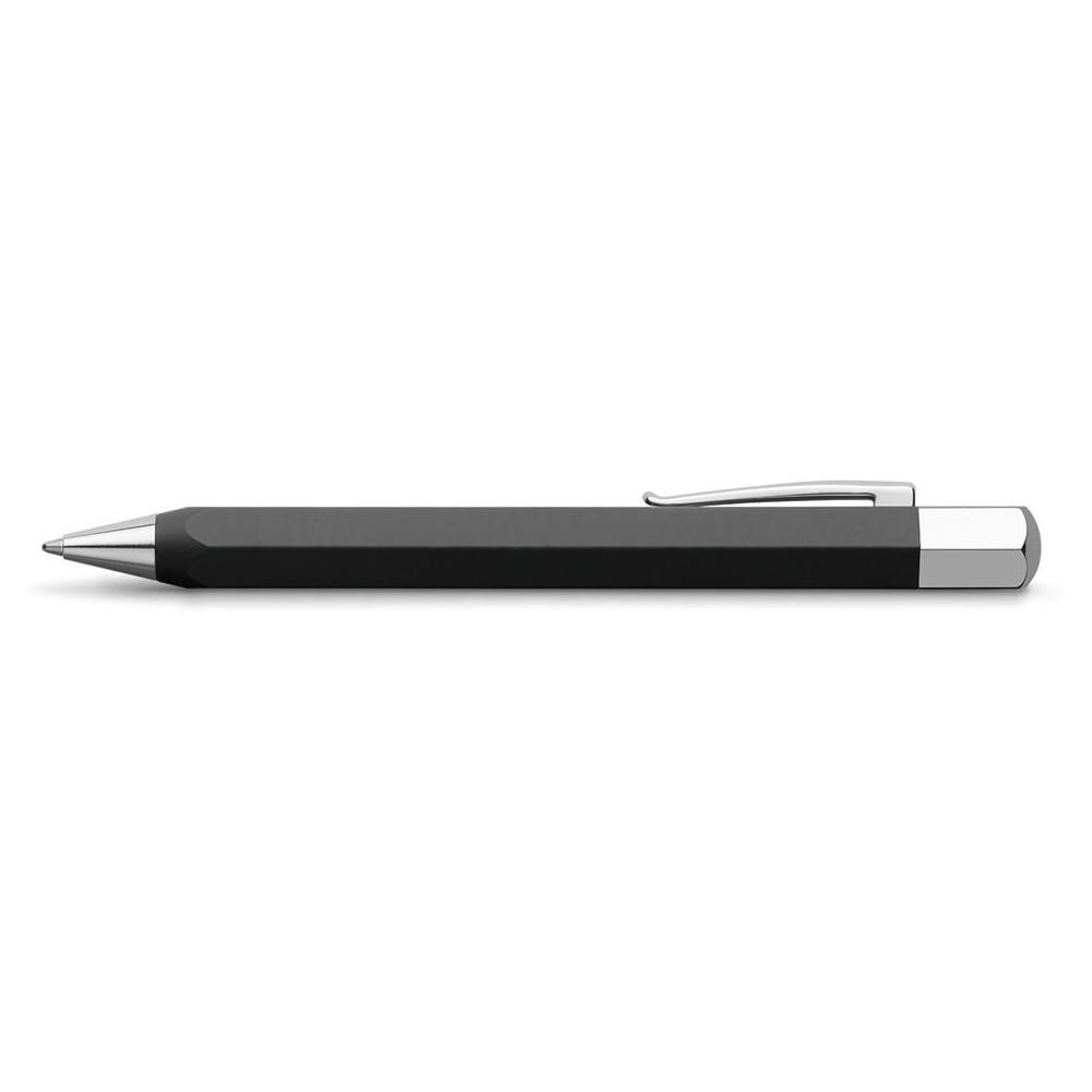 Faber-Castell Ondoro Graphite Black Ball Pen 147509 with angled edges design