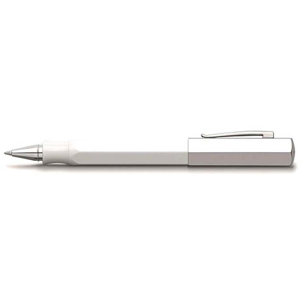 Faber-Castell Ondoro Precious Resin White Roller Ball Pen 147511