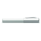 Faber-Castell Ondoro Precious Resin White Roller Ball Pen 147511