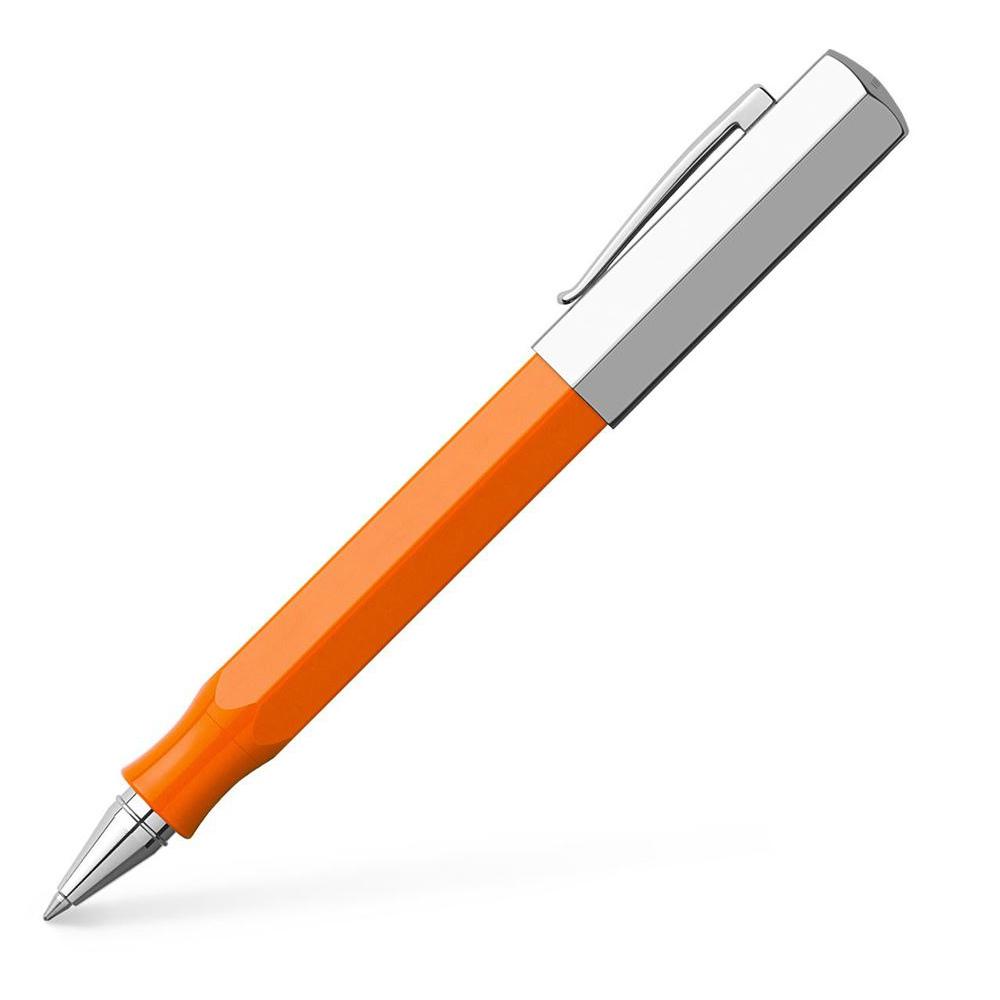 Faber-Castell Ondoro Precious Resin Orange Roller Ball Pen 147512
