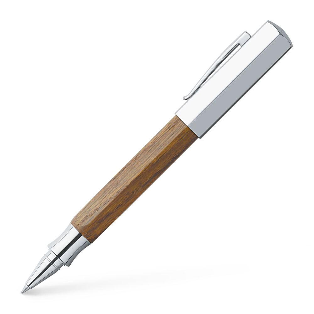 Faber-Castell Ondoro Smoked Oak Wood Roller Ball Pen 147518