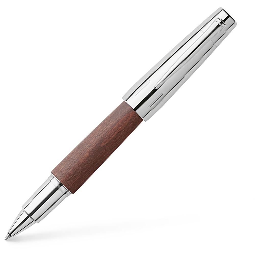 Faber-Castell Emotion Pearwood Dark Brown Roller Ball Pen 148215