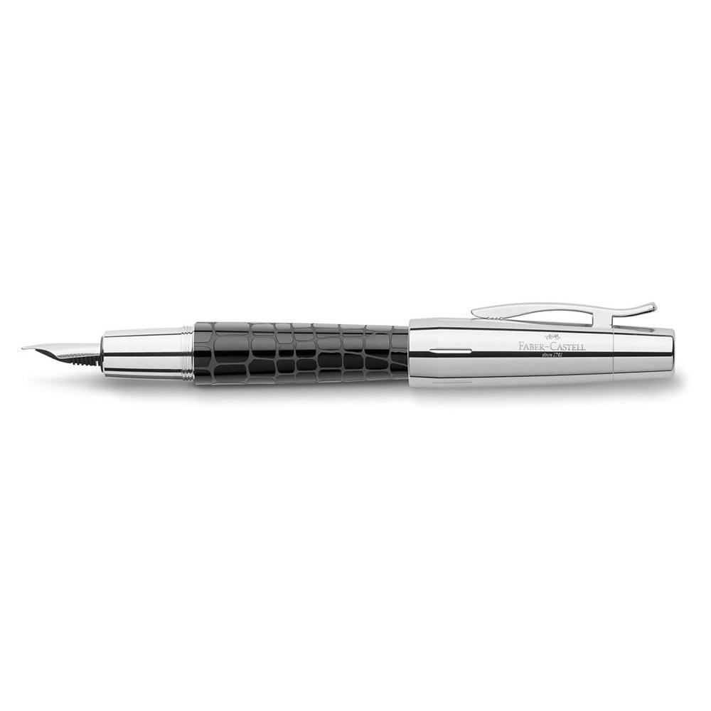 Faber-Castell Emotion Croco Black Fountain Pen