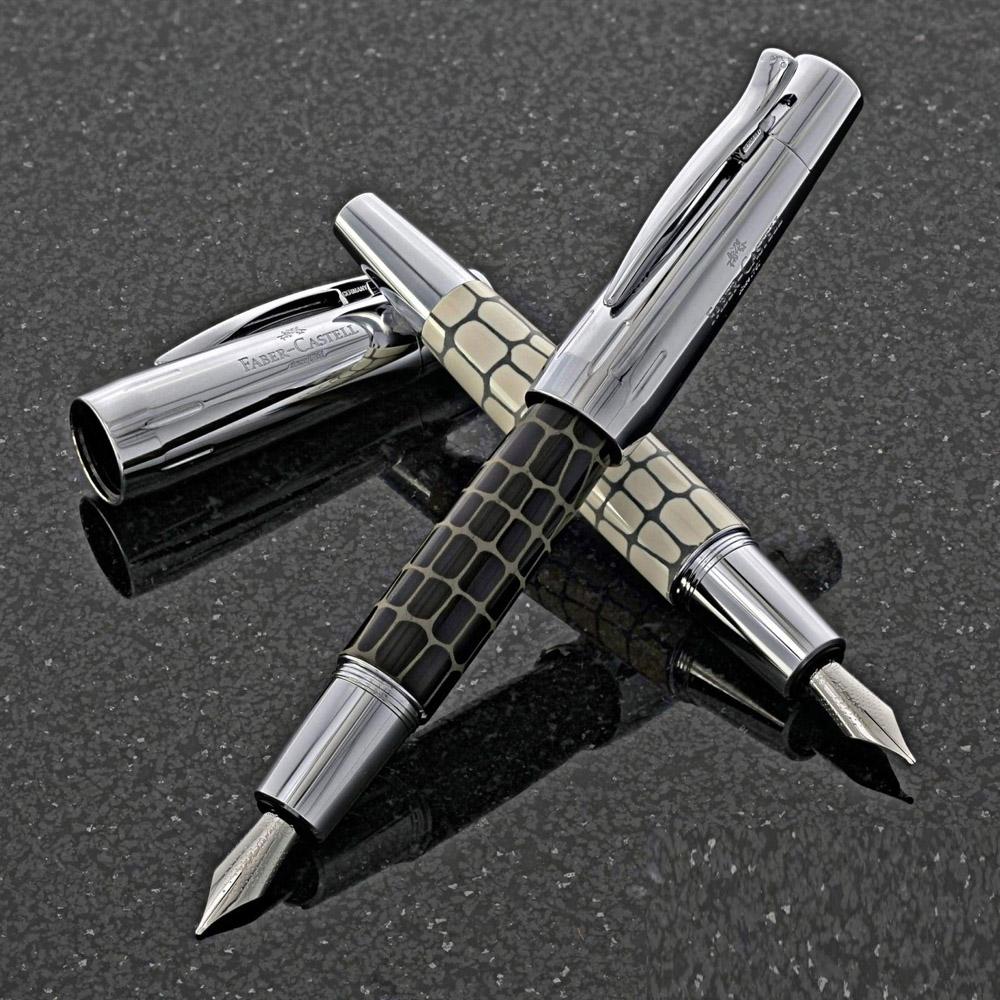 Faber-Castell Emotion Croco Ivory Fountain Pen