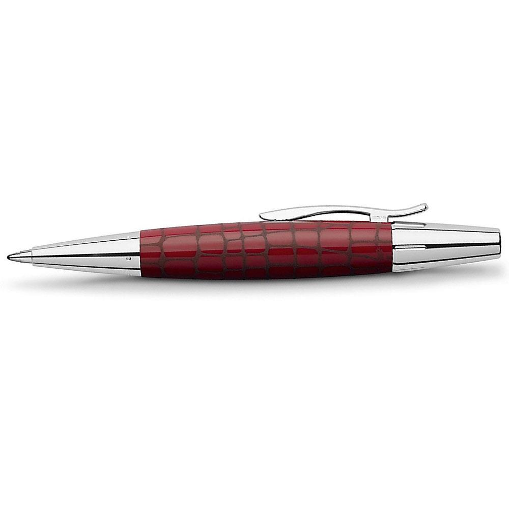 Faber-Castell Emotion Croco Hibiscus Red Ball Pen 148357