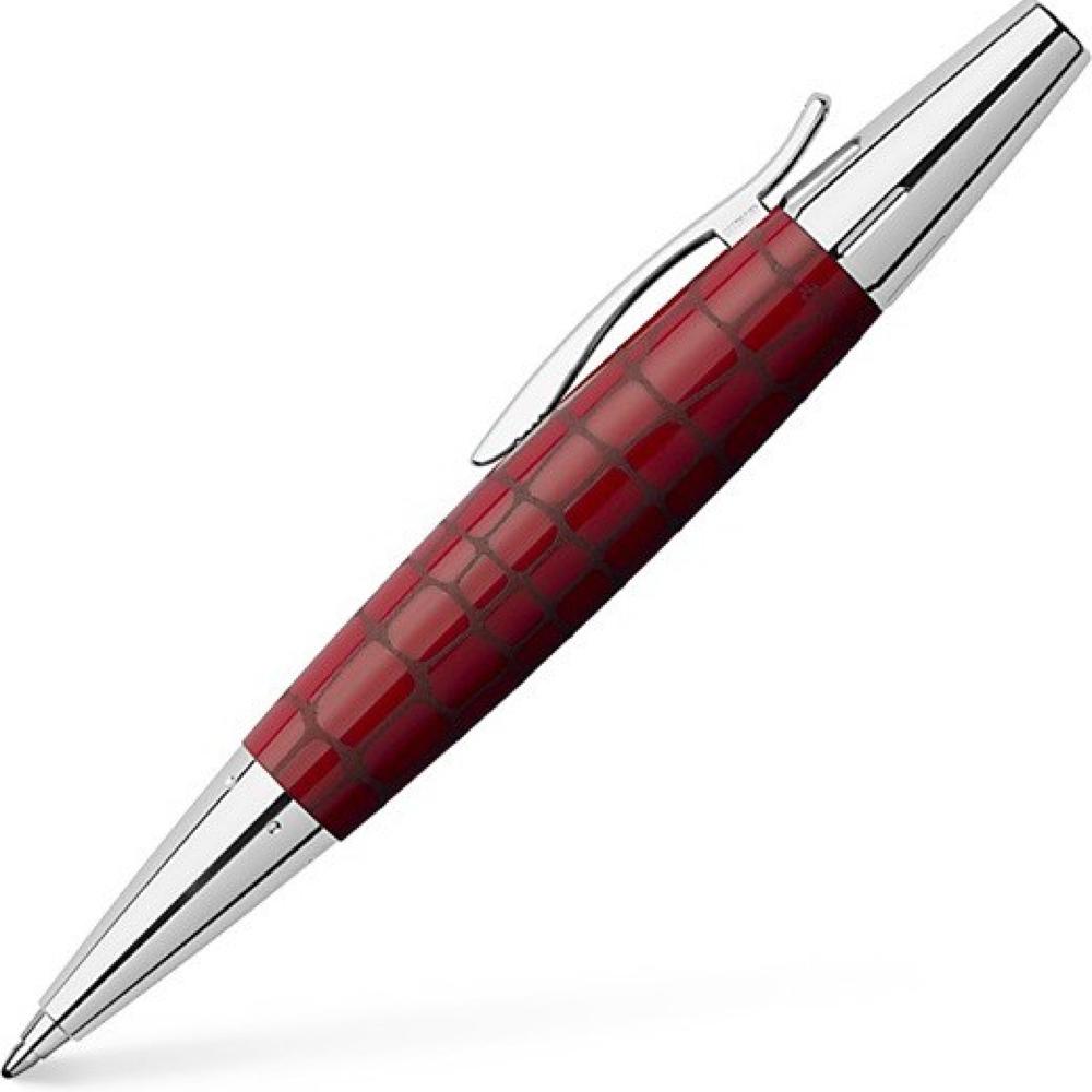 Faber-Castell Emotion Croco Hibiscus Red Ball Pen 148357