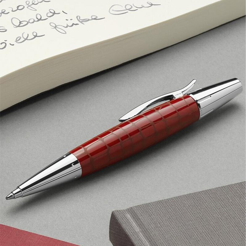 Faber-Castell Emotion Croco Hibiscus Red Ball Pen 148357