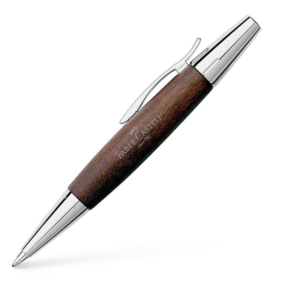 Faber-Castell Emotion Pearwood Dark Brown Ball Pen 148381