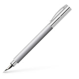 Faber-Castell Ambition Brushed Steel Fountain Pen