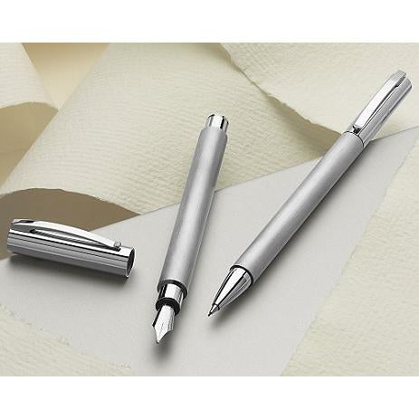 Faber-Castell Ambition Brushed Steel Roller Ball Pen 148122