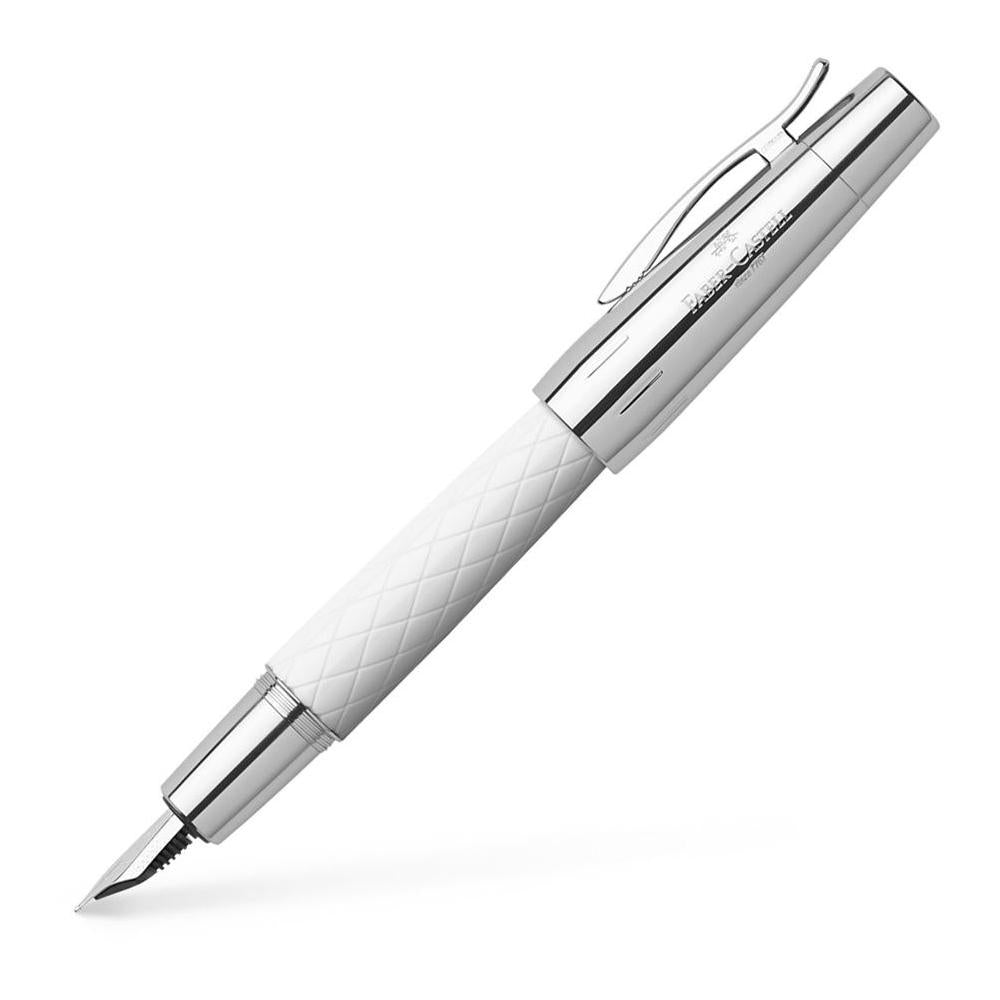 Faber-Castell Emotion Rhombus White Fountain Pen