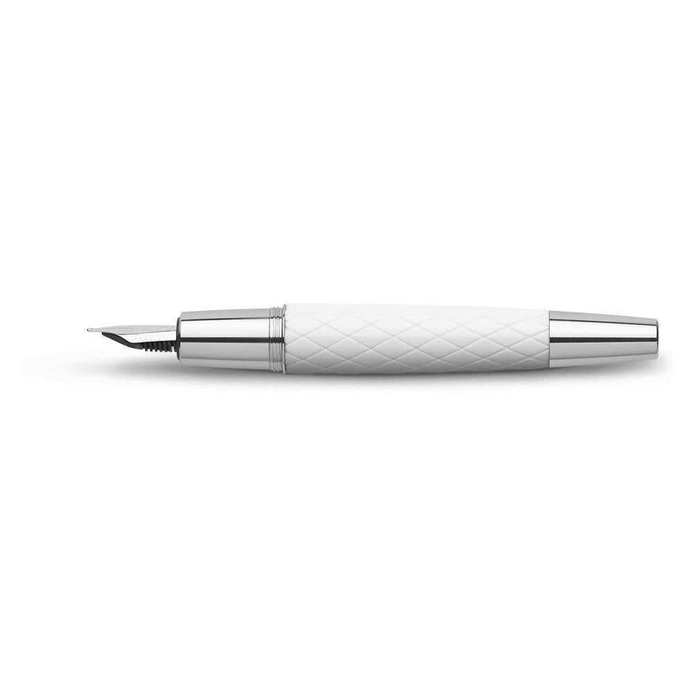 Faber-Castell Emotion Rhombus White Fountain Pen