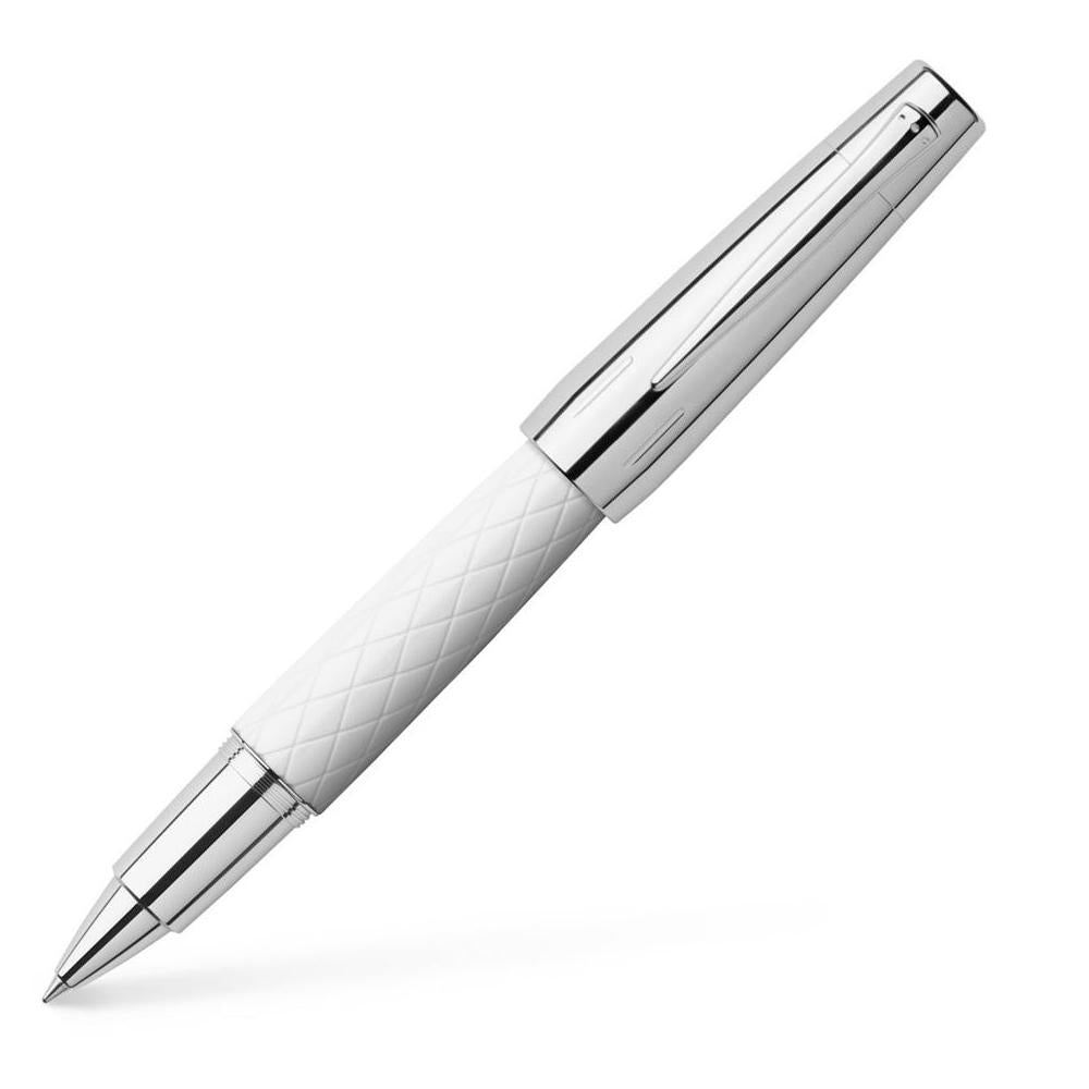 Faber-Castell Emotion Rhombus White Roller Ball Pen 148595