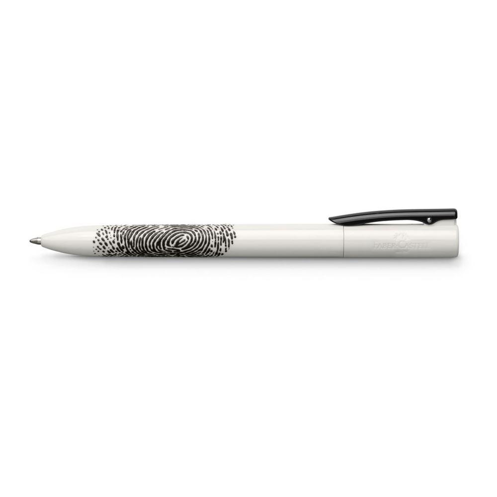 Faber-Castell WRITink White Ball Pen 149307 finger print design