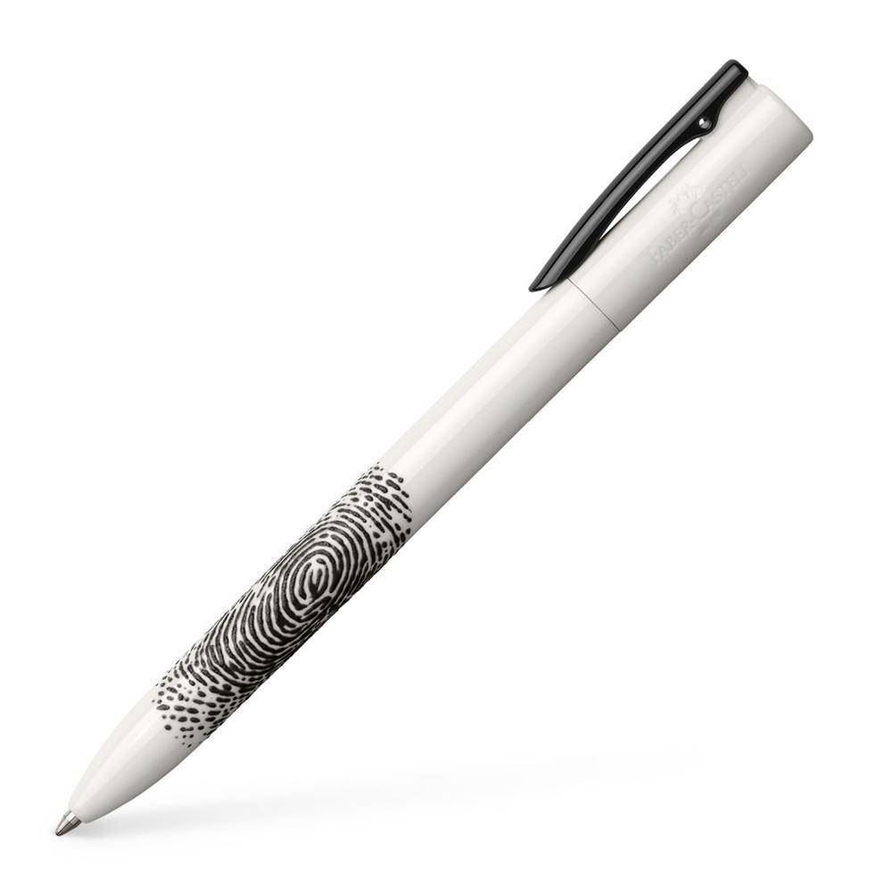 Faber-Castell WRITink White Ball Pen 149307 finger print design