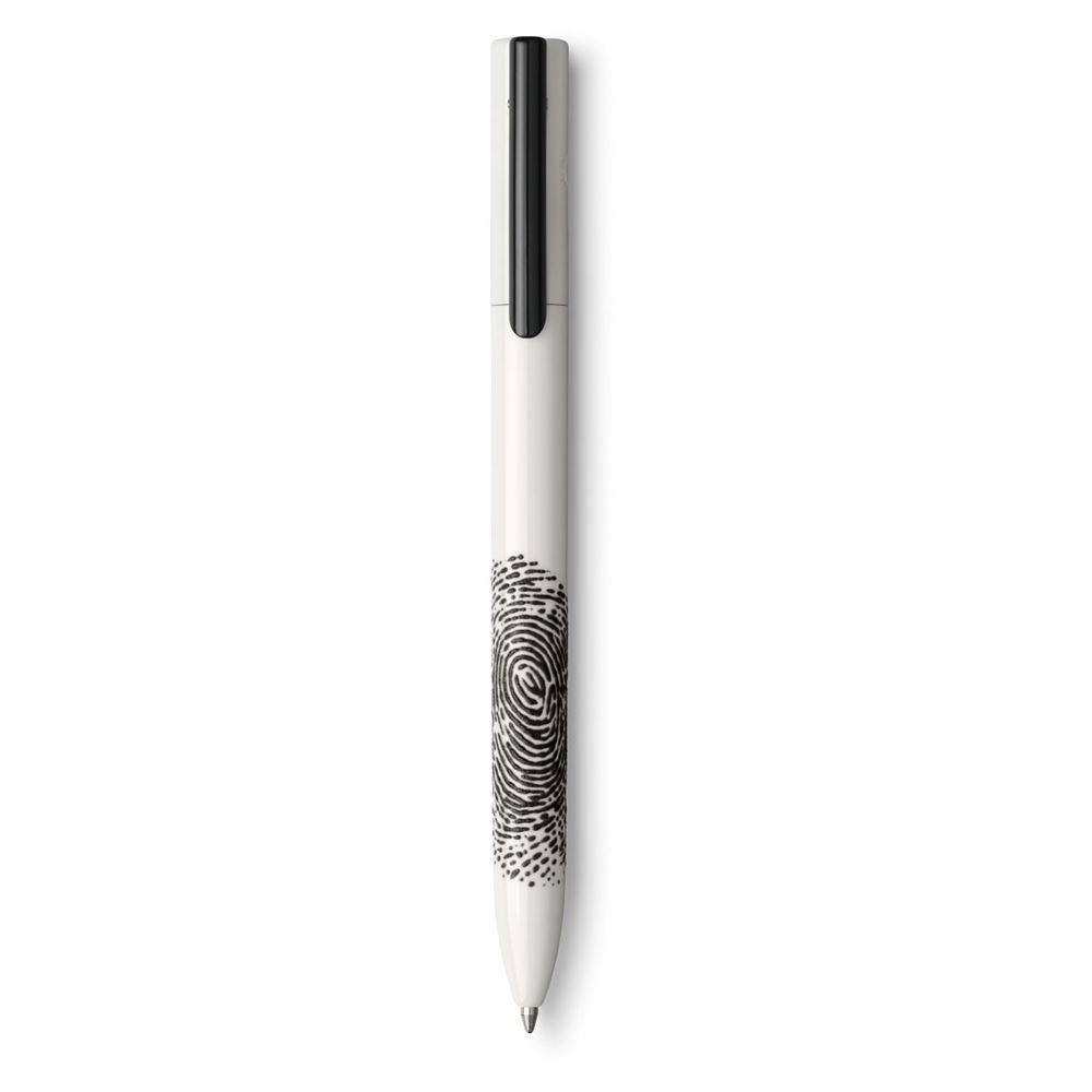 Faber-Castell WRITink White Ball Pen 149307 finger print design
