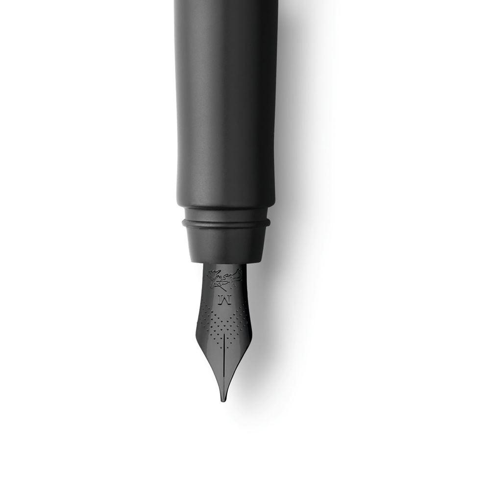 Faber-Castell WRITink Black Fountain Pen with thumb impression design on the barrel